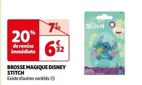 Stitch - Brosse Magique Disney offre à 6,32€ sur Auchan Hypermarché