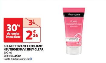 Neutrogena - Gel Nettoyant Exfoliant Visibly Clear offre à 2,36€ sur Auchan Hypermarché