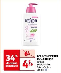 Intima - Gel Intime Extra Doux offre à 4,49€ sur Auchan Hypermarché