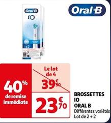 Oral-B - Brossettes IO offre à 23,7€ sur Auchan Hypermarché