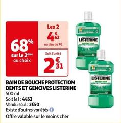 Listerne - Bain De Bouche Protection  offre à 3,5€ sur Auchan Hypermarché