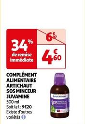 Juvamine - Complément Alimentaire Artichaut Sos Minceur offre à 4,6€ sur Auchan Hypermarché