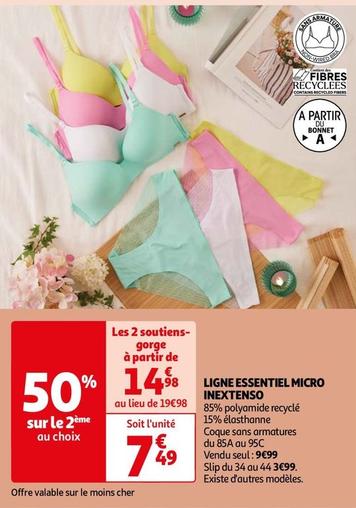 Inextenso - Ligne Essentiel Micro offre à 7,49€ sur Auchan Hypermarché