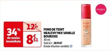 Bourjois - Fond De Teint Healthy Mix Vanille offre à 8,51€ sur Auchan Hypermarché