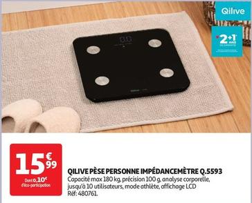 Qilive - Pèse Personne Impedancemètre Q.5593 offre à 15,99€ sur Auchan Hypermarché