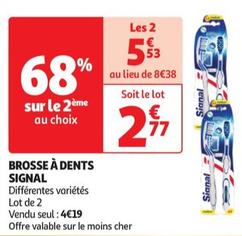 Signal - Brosse À Dents offre à 2,77€ sur Auchan Hypermarché