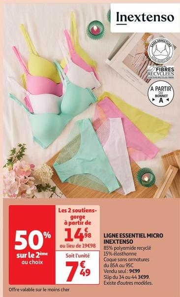 Inextenso - Ligne Essentiel Micro offre à 7,49€ sur Auchan Hypermarché