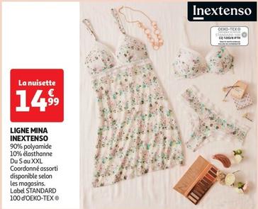 Inextenso - Ligne Mina offre à 14,99€ sur Auchan Hypermarché