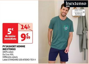 Inextenso - Pyjashort Homme offre à 9,99€ sur Auchan Hypermarché