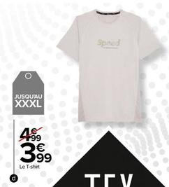 Tex - T-shirt Sport Imprime Reflechissant Homme offre à 3,99€ sur Carrefour