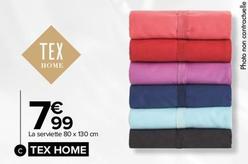 Tex - Serviette "Microfibre" offre à 7,99€ sur Carrefour