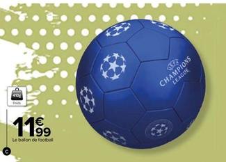 Ballon De Football Champion League offre à 11,99€ sur Carrefour