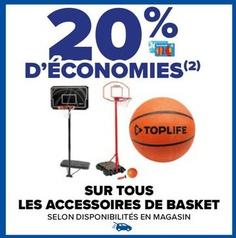 Toplife - Sur Tous Les Accessoires De Basket offre sur Carrefour