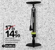 Durca - Pompe À Pied À Manomètre offre à 14,99€ sur Carrefour