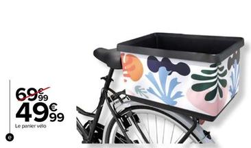 Panier Vélo Design Coral Matisse offre à 49,99€ sur Carrefour