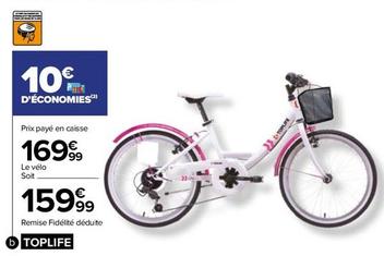 Toplife - Vélo City Panier 20" offre à 169,99€ sur Carrefour