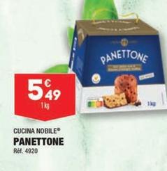 Panettone offre à 5,49€ sur Aldi