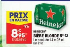 Bière blonde offre à 8,95€ sur Aldi
