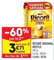 Nestlé - Ricoré Original offre à 5,29€ sur Leader Price