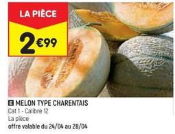 Melon Type Charentais