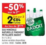 Badoit - Eau Minérale Naturelle Finement Petillante offre à 2,84€ sur Leader Price