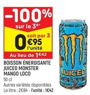 Monster - Boisson Énergisante Juiced Mango Loco