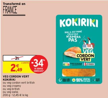 Kokiriki - Veg Cordon Vert offre à 2,49€ sur Intermarché
