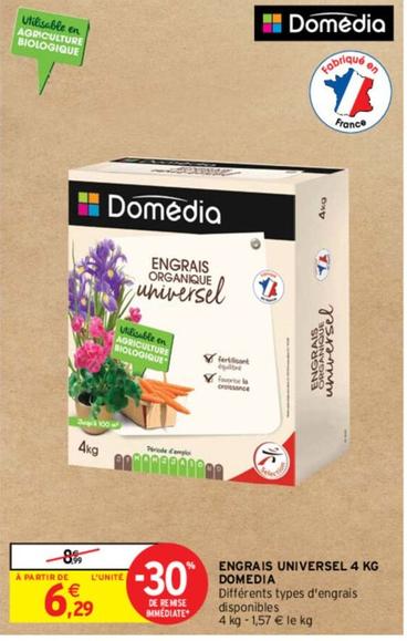 Domédia - Engrais Universel 4 Kg offre à 6,29€ sur Intermarché
