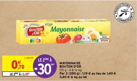 Bouton D'or - Mayonnaise offre à 0,7€ sur Intermarché