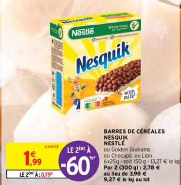 Nestlé - Barres De Céréales Nesquik