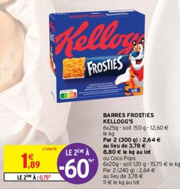 Kellogg's - Barres Frosties