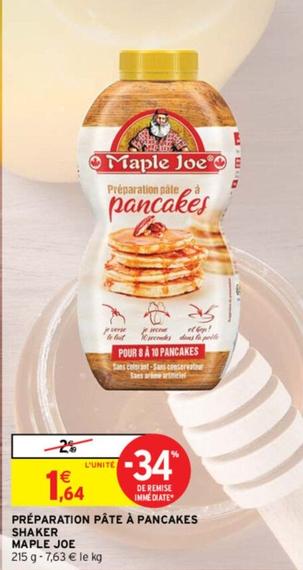 Maple Joe - Préparation Pâte À Pancakes Shaker