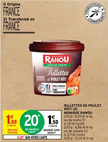 Monique Ranou - Rillettes De Poulet Rôti
