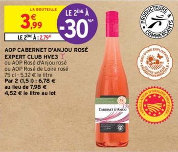 expert club - aop cabernet d'anjou rosé hve3