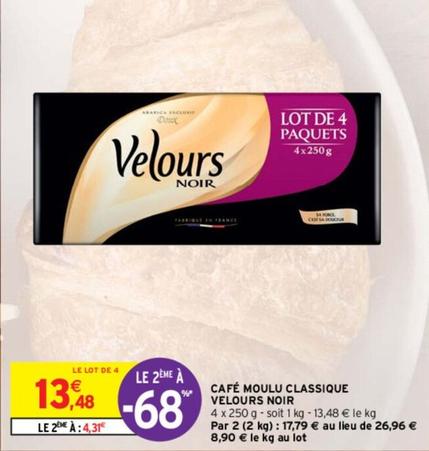 Velours Noir - Café Moulu Classique