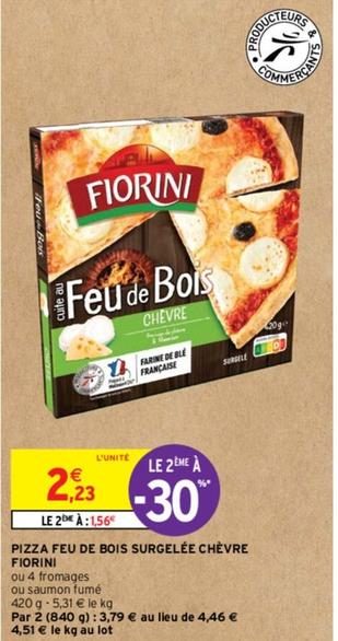 Fiorini - Pizza Feu De Bois Surgelée Chèvre