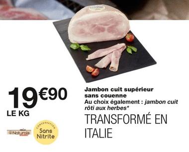 Jambon Cuit Supérieur Sans Couenne offre à 19,9€ sur Monoprix