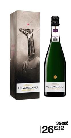 Brimoncourt - A.O.P. Champagne Brut Regence Elu Par Le Jury Gourmet offre à 26,32€ sur Monoprix