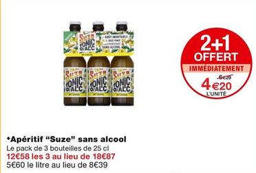 Suze - Apéritif Sans Alcool offre à 4,2€ sur Monoprix