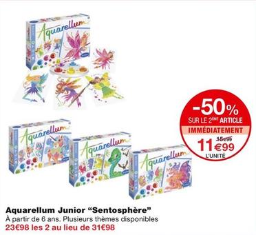 Sentosphère - Aquarellum Junior offre à 11,99€ sur Monoprix