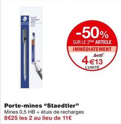 Staedtler - Porte-mines offre à 4,13€ sur Monoprix