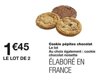 Cookie Pépites Chocolat offre à 1,45€ sur Monop'
