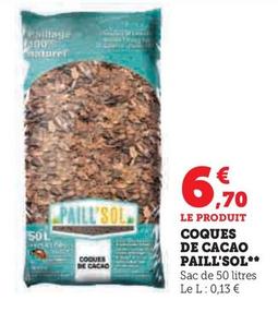 Coques De Cacao Paill'sol offre à 6,7€ sur Hyper U