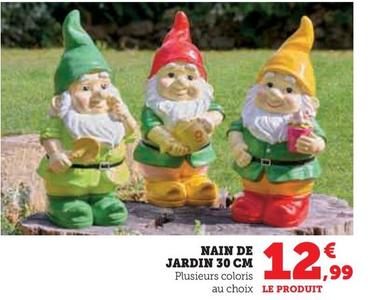 Nain De Jardin 30 Cm offre à 12,99€ sur Hyper U