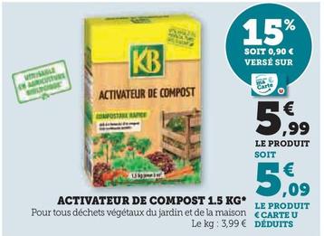 Activateur De Compost offre à 5,09€ sur Super U