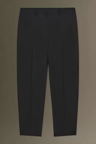 TAILORED WOOL-HOPSACK PANTS - STRAIGHT offre à 87,5€ sur COS