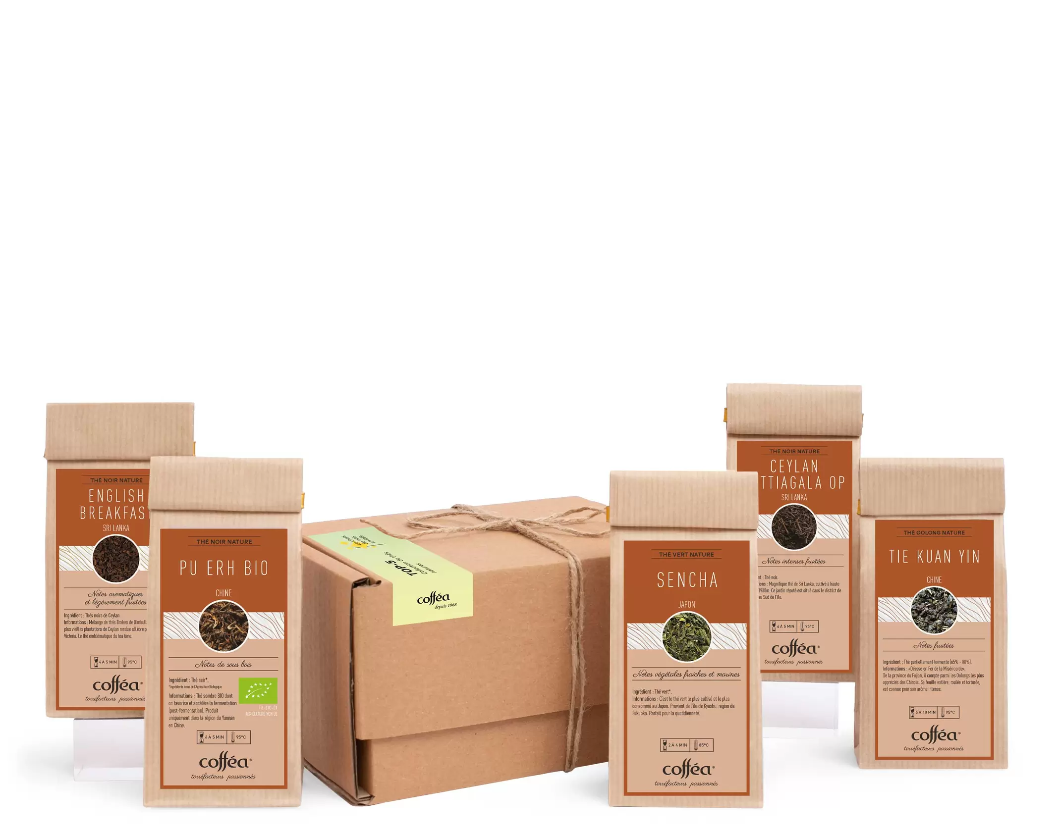 Top 5 - Collection de thé nature offre à 13,22€ sur Coffea