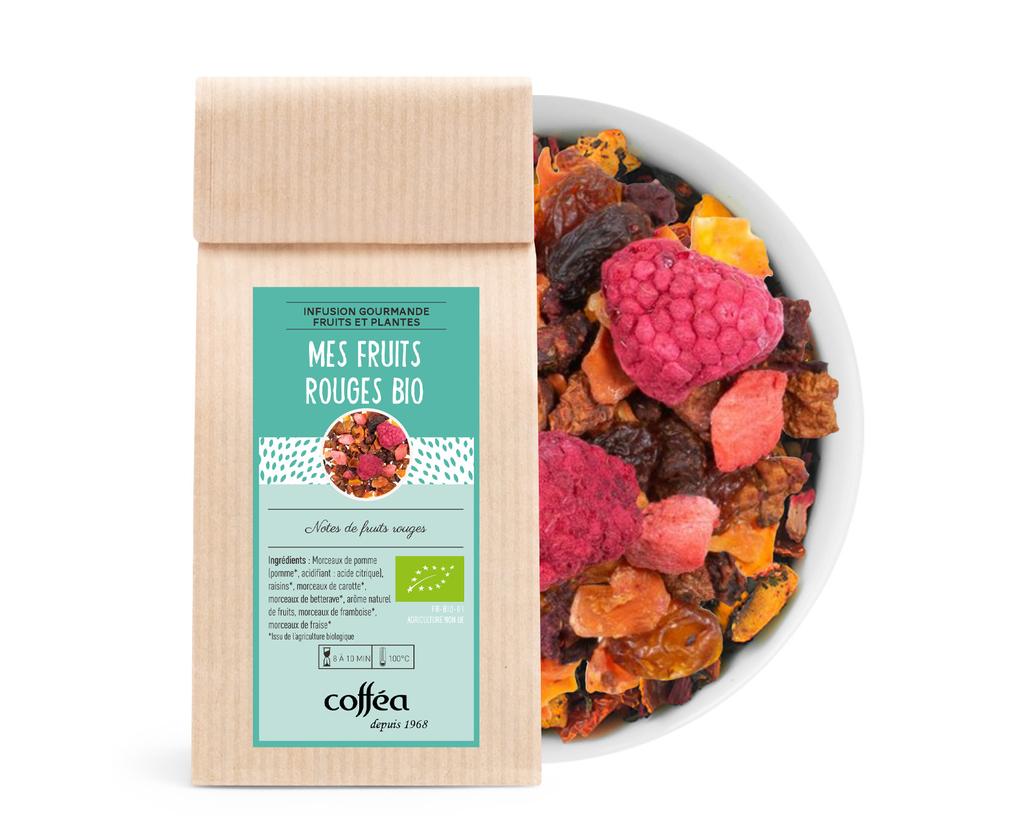 Infusion mes fruits rouges bio offre à 10,9€ sur Coffea