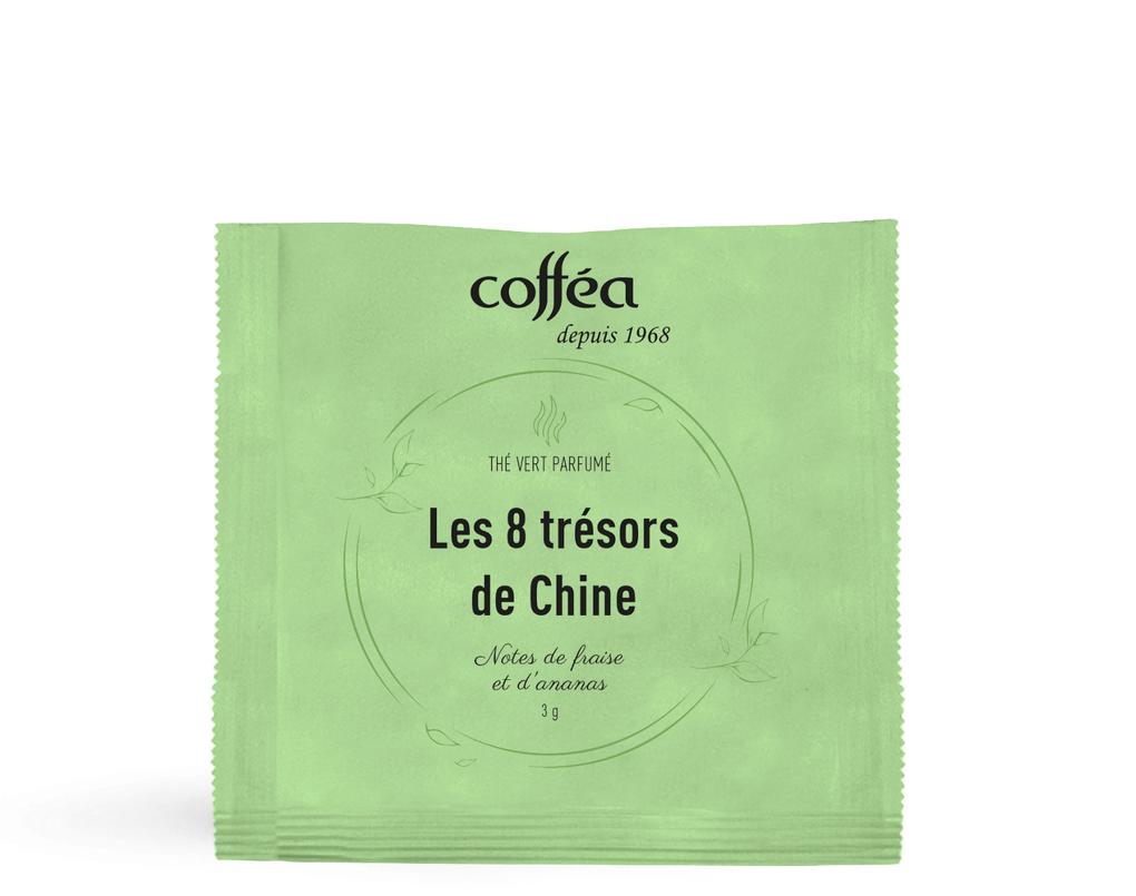 Sachet individuel Thé vert Les 8 trésors de Chine offre à 1,1€ sur Coffea
