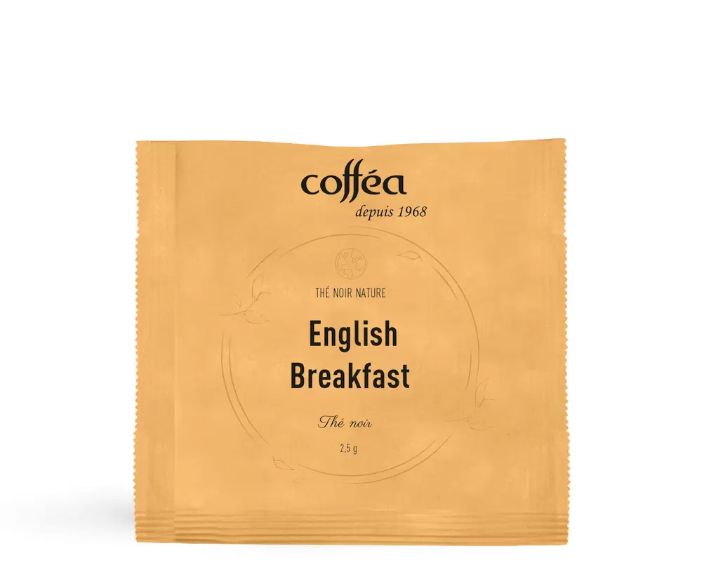 Sachet individuel Thé noir English Breakfast offre à 1,1€ sur Coffea